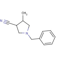 115687-24-6 1-Benzyl-4-methyl-3-pyrrolidinecarbonitrile chemical structure