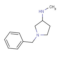 96568-35-3 1-benzyl-N-methylpyrrolidin-3-amine chemical structure