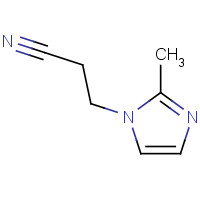 23996-57-8 1-Cyanoethyl-2-methylimidazole chemical structure
