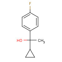2542-09-8 1-cyclopropyl-1-(4-fluorophenyl)ethanol chemical structure