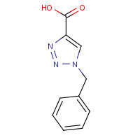 28862-12-6 1H-1,2,3-triazole-4-carboxylic acid, 1-(phenylmethyl)- chemical structure