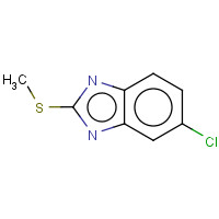7692-57-1 1H-benzimidazole, 5-chloro-2-(methylthio)- chemical structure