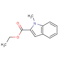 18450-24-3 1H-indole-2-carboxylic acid, 1-methyl-, ethyl ester chemical structure