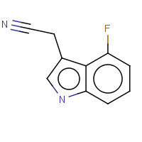 89434-04-8 1H-indole-3-acetonitrile, 4-fluoro- chemical structure