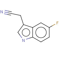 73139-85-2 1H-indole-3-acetonitrile, 5-fluoro- chemical structure