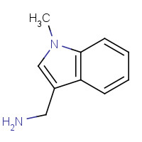 19293-60-8 1H-indole-3-methanamine, 1-methyl- chemical structure