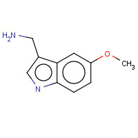 60523-82-2 1H-indole-3-methanamine, 5-methoxy- chemical structure