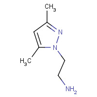 62821-88-9 1H-Pyrazole-1-ethanamine, 3,5-dimethyl- chemical structure