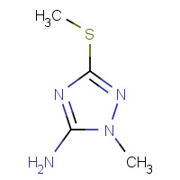 51108-35-1 1-Methyl-3-(methylsulfanyl)-1H-1,2,4-triazol-5-amine chemical structure