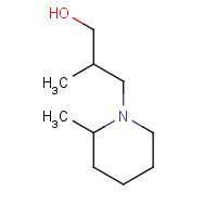 60792-85-0 1-Piperidinepropanol, b,2-dimethyl- chemical structure