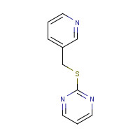 88579-39-9 2-((3-Pyridylmethyl)thio)pyrimidine chemical structure