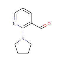 690632-39-4 2-(1-pyrrolidinyl)nicotinaldehyde chemical structure
