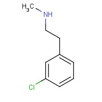 52516-20-8 2-(3-chlorophenyl)-N-methylethanamine chemical structure