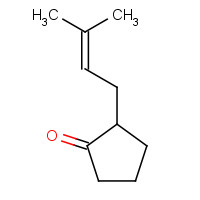 2520-60-7 2-(3-Methyl-2-butenyl)cyclopentanone chemical structure