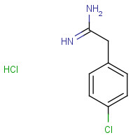 55154-90-0 2-(4-Chlorphenyl)ethanimidamidhydrochlorid chemical structure