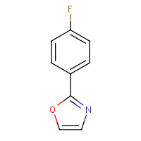885268-39-3 2-(4-fluorophenyl)oxazole chemical structure
