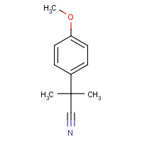 5351-07-5 2-(4-Methoxyphenyl)-2-methylpropanenitrile chemical structure
