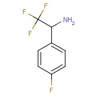 852443-99-3 2,2,2-Trifluor-1-(4-fluorphenyl)ethanamin chemical structure