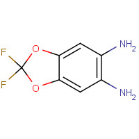 1744-12-3 2,2-Difluoro-1,3-benzodioxole-5,6-diamine chemical structure