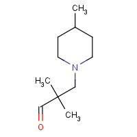 690632-29-2 2,2-dimethyl-3-(4-methylpiperidino)propanal chemical structure