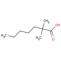 14250-73-8 2,2-Dimethylheptanoic acid chemical structure