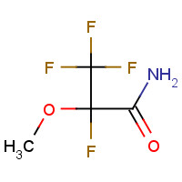 10186-65-9 2,3,3,3-Tetrafluoro-2-methoxypropanamide chemical structure