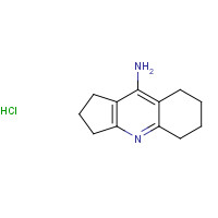 90043-86-0 2,3,5,6,7,8-hexahydro-1H-cyclopenta[b]quinolin-9-amine hydrochloride chemical structure