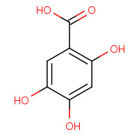 610-90-2 2,4,5-Trihydroxybenzoic acid chemical structure