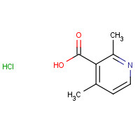 133897-06-0 2,4-Dimethylnicotinic acid hydrochloride chemical structure