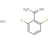 304867-43-4 2,6-Difluorobenzenecarboximidamide hydrochloride chemical structure