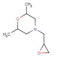 90950-33-7 2,6-dimethyl-4-(oxiran-2-ylmethyl)morpholine chemical structure