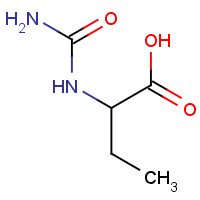 55512-98-6 2-[(aminocarbonyl)amino]butanoic acid chemical structure