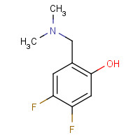 704884-78-6 2-[(Dimethylamino)methyl]-4,5-difluorophenol chemical structure