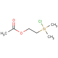 18306-45-1 2-[Chloro(dimethyl)silyl]ethyl acetate chemical structure