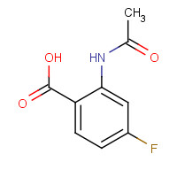 394-27-4 2-acetamido-4-fluorobenzoic acid chemical structure