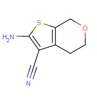 150986-82-6 2-Amino-4,7-dihydro-5H-thieno[2,3-c]pyran-3-carbonitrile chemical structure