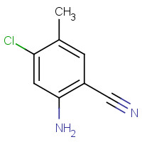 289686-80-2 2-Amino-4-chloro-5-methylbenzonitrile chemical structure