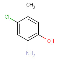53524-27-9 2-amino-4-chloro-5-methylphenol chemical structure