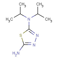 72269-92-2 2-amino-5-diisopropylamino-1,3,4-thiadiazole chemical structure