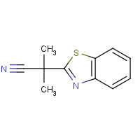 66277-05-2 2-Benzothiazol-2-yl-2-methylpropionitrile chemical structure