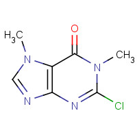 16017-75-7 2-Chloro-1,7-dimethyl-hypoxanthine chemical structure