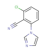 287176-53-8 2-chloro-6-(1H-imidazol-1-yl)benzonitrile chemical structure