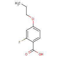 203115-96-2 2-Fluoro-4-propoxybenzoic acid chemical structure