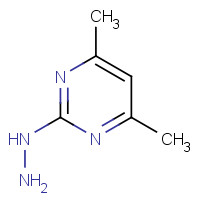 23906-13-0 2-hydrazino-4,6-dimethylpyrimidine chemical structure