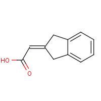 885269-67-0 2-indan-2-ylideneacetic acid chemical structure