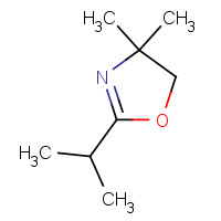 34575-25-2 2-Isopropyl-4,4-dimethyl-4,5-dihydro-1,3-oxazole chemical structure