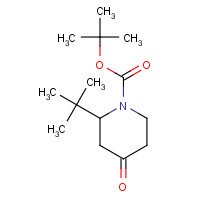 362704-50-5 2-Methyl-2-propanyl 2-(2-methyl-2-propanyl)-4-oxo-1-piperidinecarboxylate chemical structure