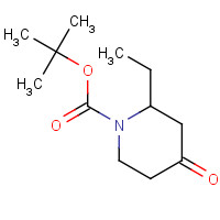 324769-07-5 2-Methyl-2-propanyl 2-ethyl-4-oxo-1-piperidinecarboxylate chemical structure