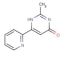 59341-68-3 2-Methyl-6-(2-pyridinyl)-4(1H)-pyrimidinone chemical structure