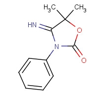 3846-12-6 2-oxazolidinone, 4-imino-5,5-dimethyl-3-phenyl- chemical structure